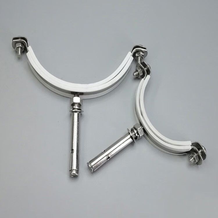 304不锈钢管卡吊码拉爆包胶吊码膨胀吊码膨胀螺栓吊码管箍吊卡160