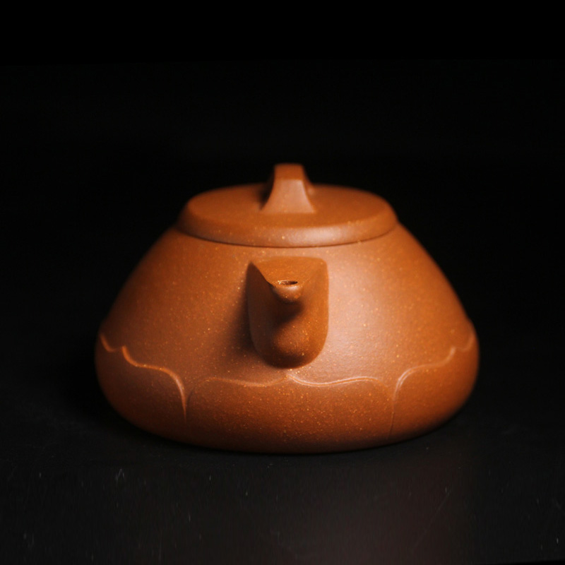 助理工艺师尹跃琴紫砂壶泡茶壶茶壶正品宜兴紫砂壶原矿降坡泥莲花石瓢