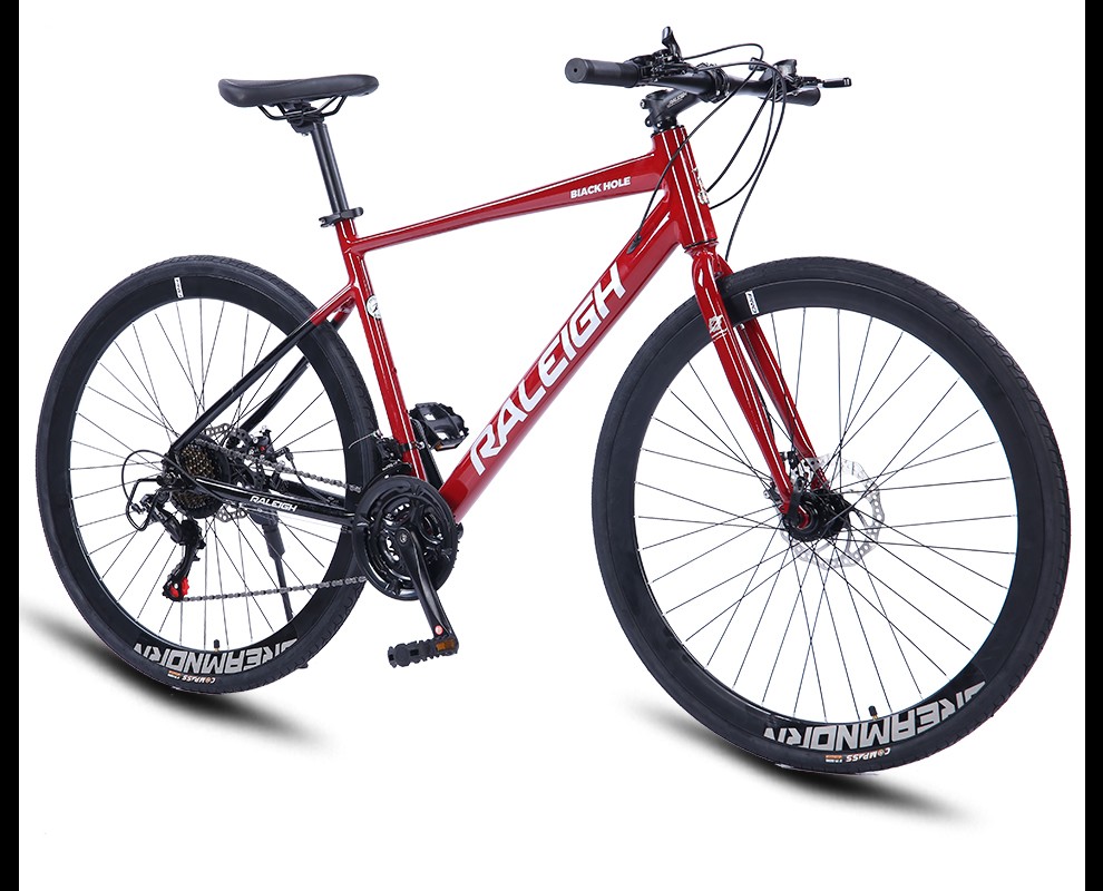 英国兰令raleigh公路车自行车学生成年大人通用越野赛车铝合金内走线