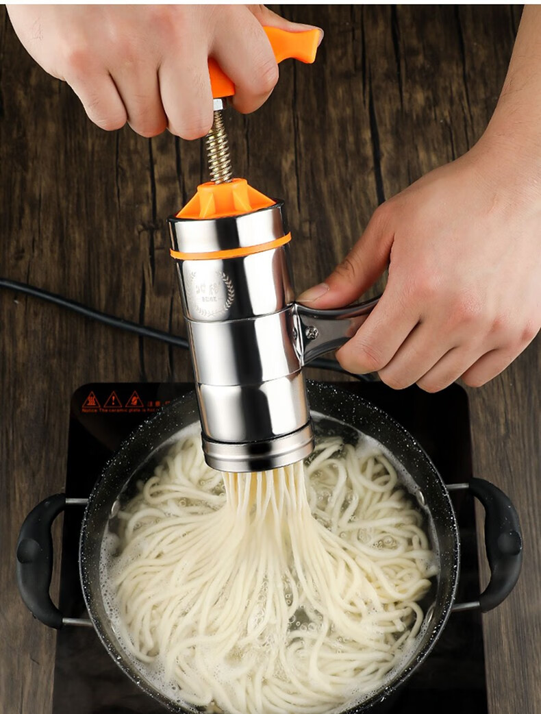 压面机家用饸饹面机莜面工具手动不锈钢小型多功能饸烙神器面条机s