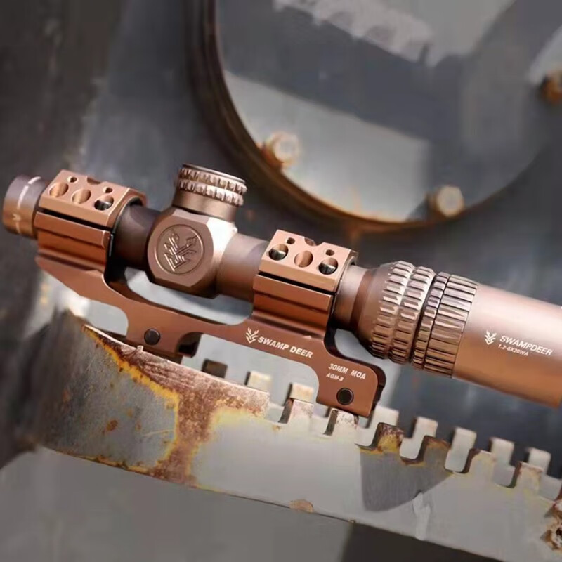 新款速瞄126倍物镜20毫米高清薄壁速瞄准镜抗震全金属瞄准器大视野缪