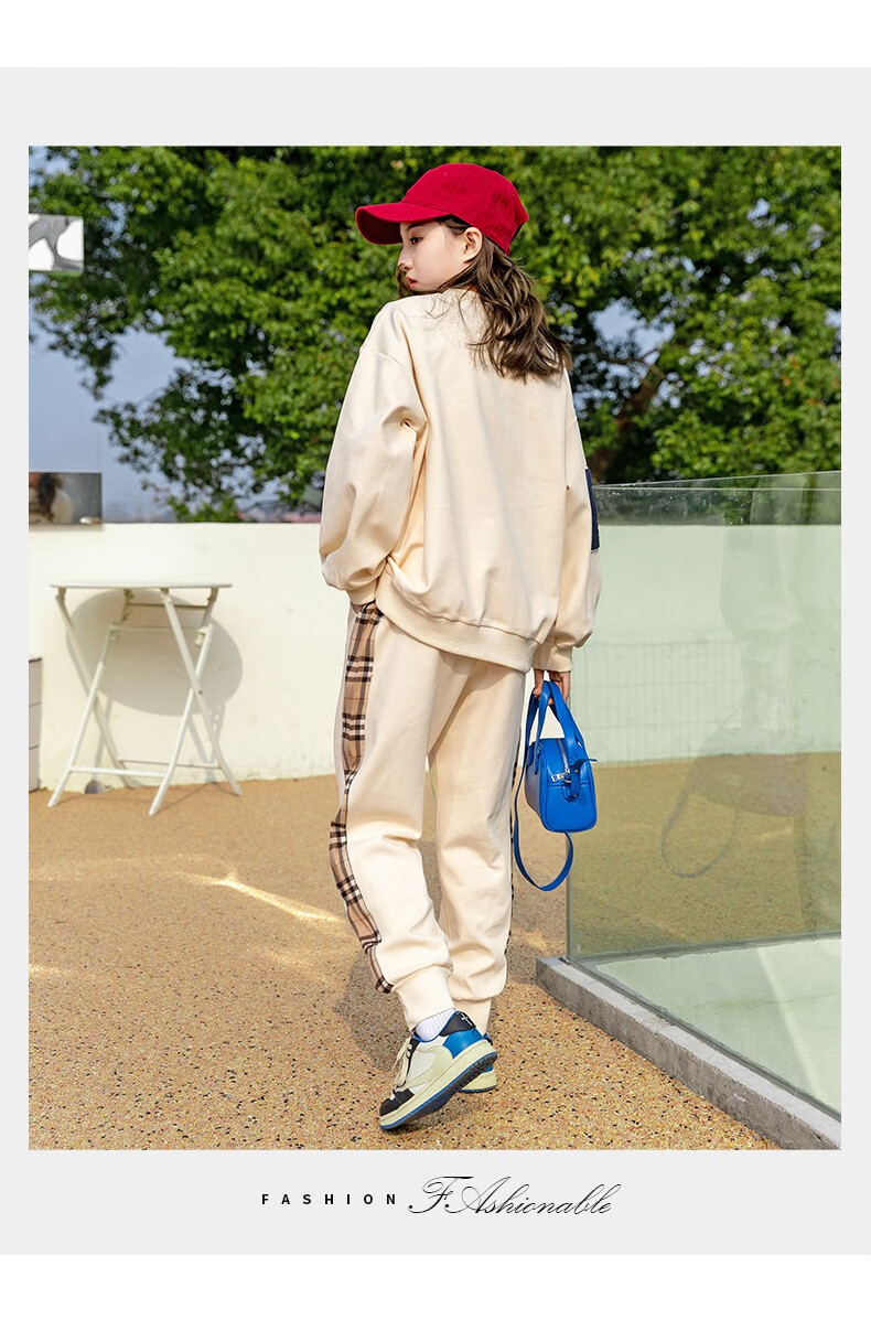 女大童春装洋气时尚女童套装2022新款儿童春季大童女装916岁潮流女孩