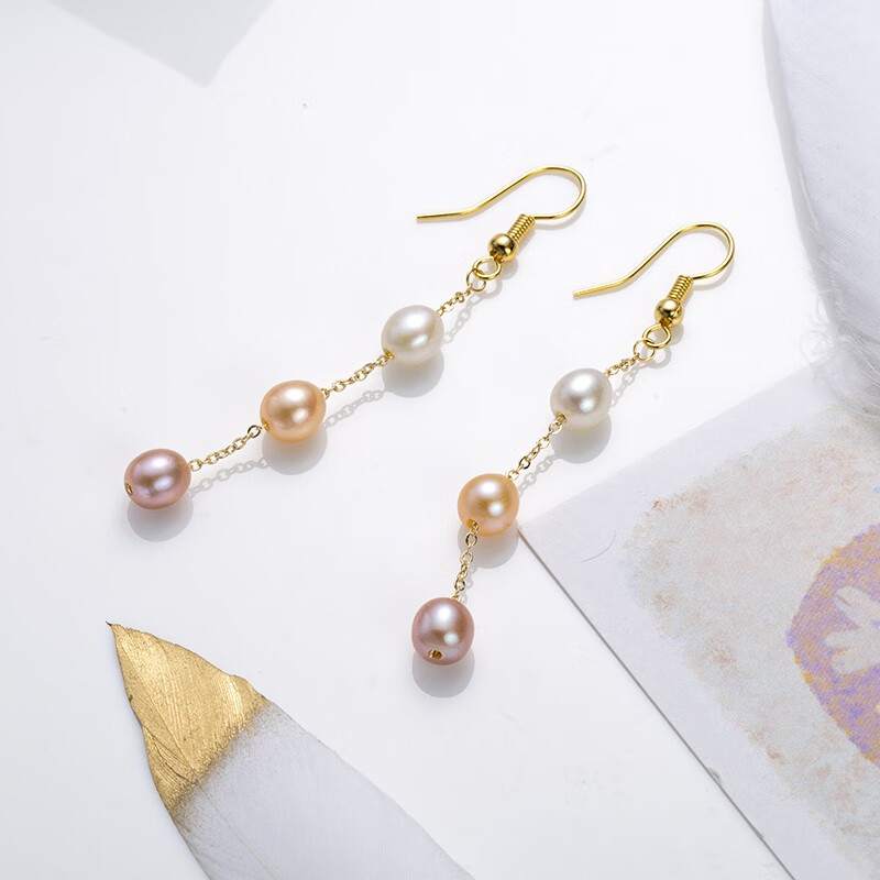 法国奥利维拉珠宝 oliveira 淡水珍珠耳饰 多款可选 大气迷人 e5