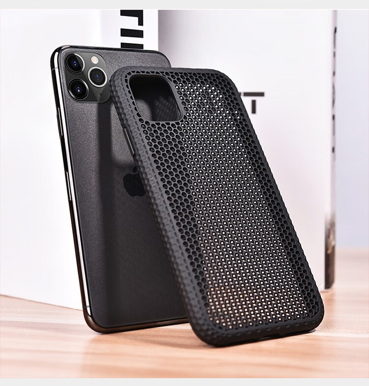 荧光侠苹果13promax手机壳iphone12promax散热透气防摔壳抗指纹全包