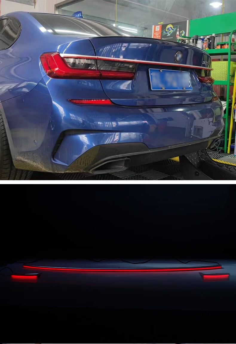 20-22新款宝马3系贯穿尾灯320li325li尾箱流水灯外观g20改装专用装饰