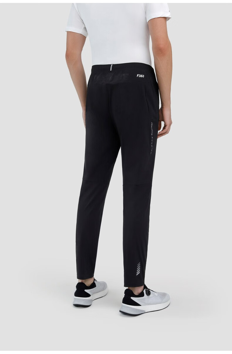 descente迪桑特running系列男子梭织运动长裤d2331rpt41黑色bk3xl