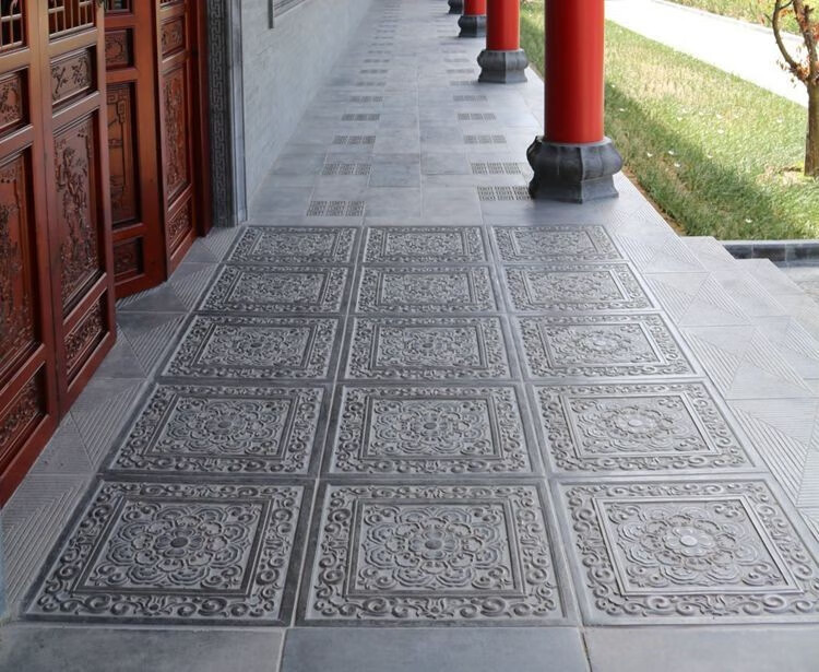 苏砖青中式仿古建筑材料古建青砖地面墙砖户外花园庭院地砖45x39cm旋