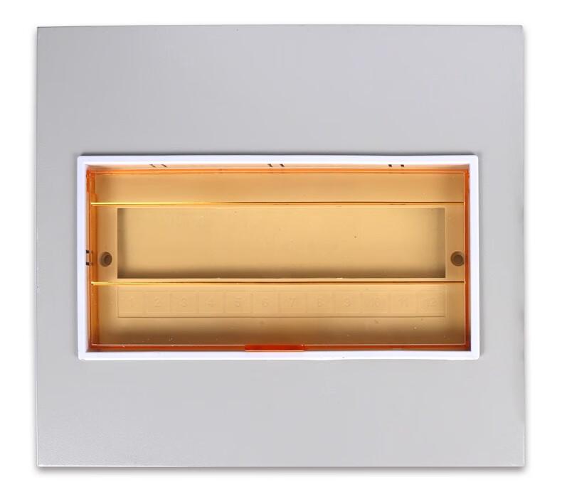 配电箱面盖铁面板家用明暗装照明箱强电箱盖子12151820回路单双排盖板