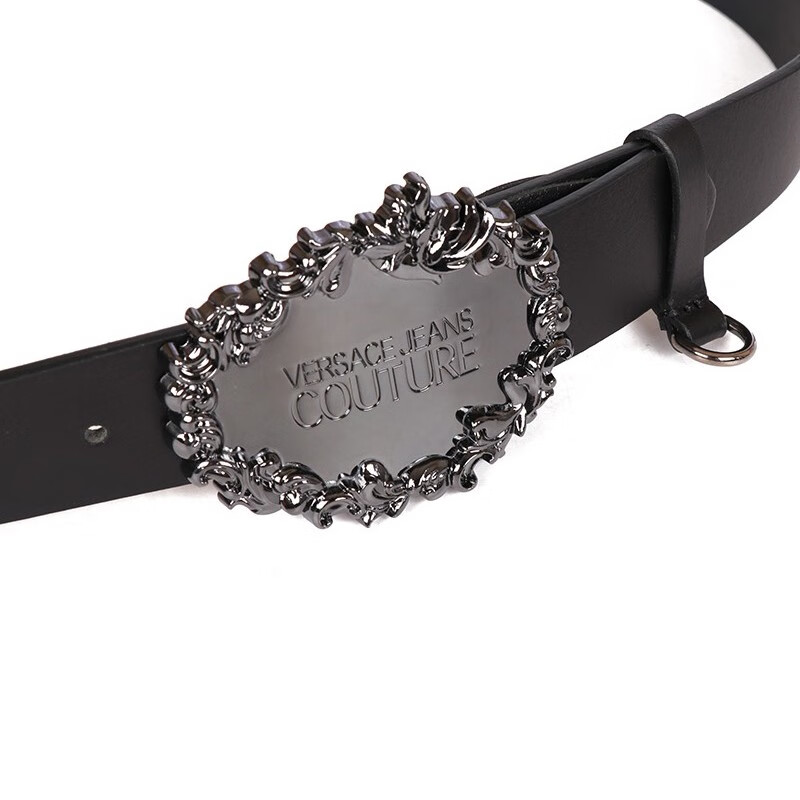 【预售】范瑟丝皮带 男士黑色系字母标识商务休闲板扣式腰带 71ya6f05