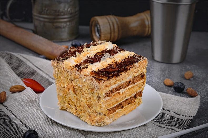 荷家拿破仑蛋糕手工坚果千层酥网红西式糕点甜品下午茶顺丰原味拿破仑