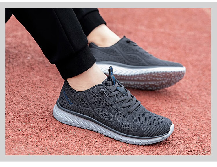 荣仕rongsi中老年健康男鞋夏季防滑透气户外爸爸健步鞋软底运动休闲