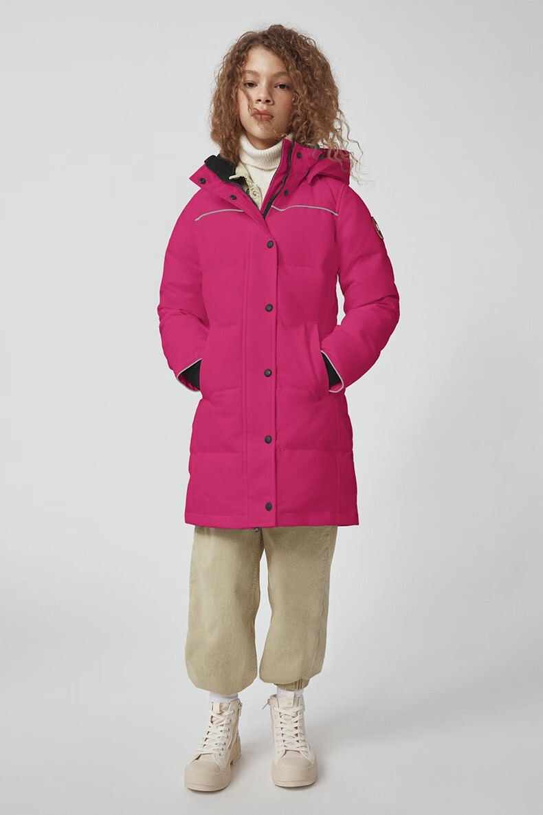 canada goose加拿大鹅 juniper青少年无毛皮派克大衣外套 4598ynf 121