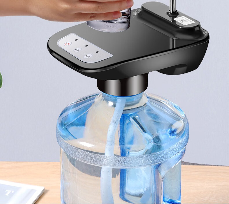 拜杰baijie桶装水抽水器自动抽水器家用电动上水器办公司饮水机泵usb
