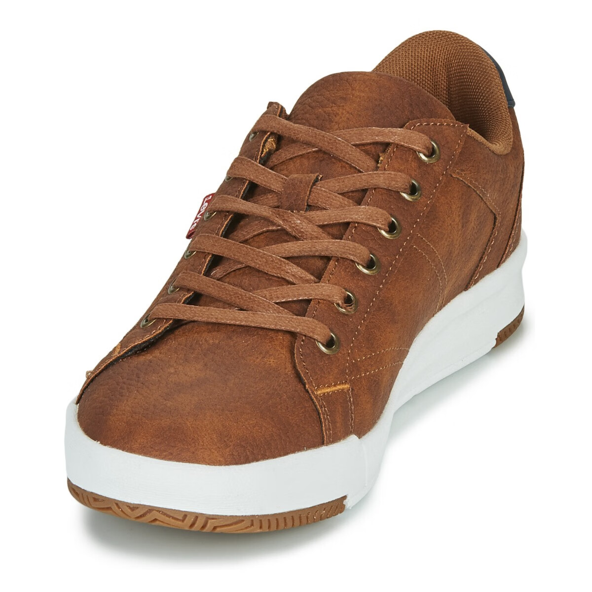 低帮板鞋球鞋圆头百搭棕色春秋季新款舒适平底系带单鞋232324棕色40