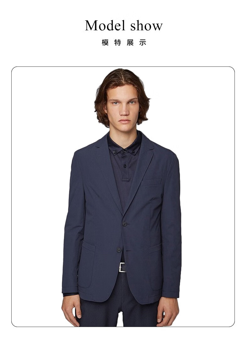 520好礼hugoboss雨果博斯男装奢侈品男士商务休闲西装外套50417783402