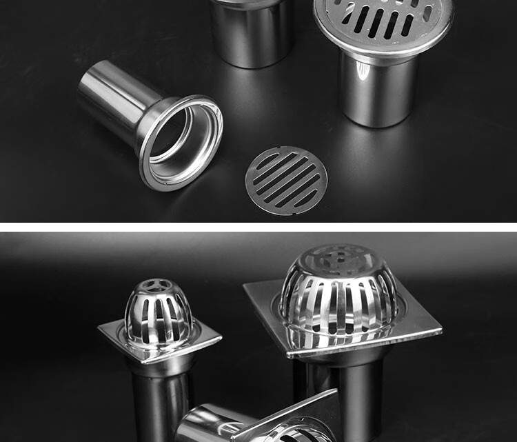 凯迪诗不锈钢户外地漏87型雨水斗防阻塞天台阳台地漏花园防堵地漏盖3