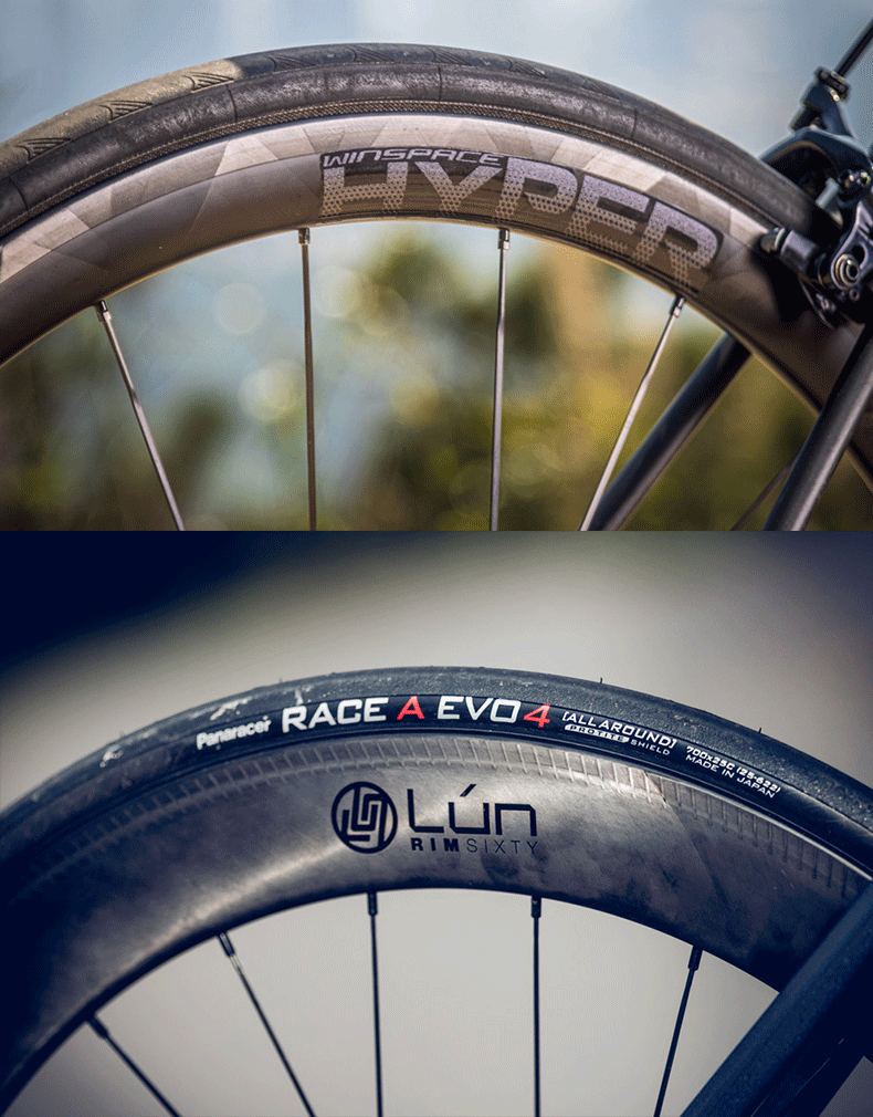 银贝斯lun hyper公路自行车轮组碳纤维碳刀陶瓷破风车轮毂真空开口胎