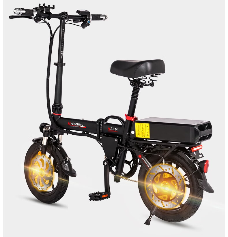 奥红大代驾王铝合金电动自行车滴长跑王专用电动折叠车小型便携电动车