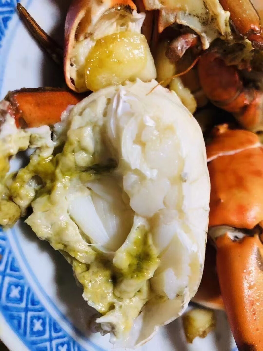 鲜活福建东山岛红膏鲟菜鲟青蟹红膏青蟹海蟹满膏螃蟹超朴生鲜 三只3斤