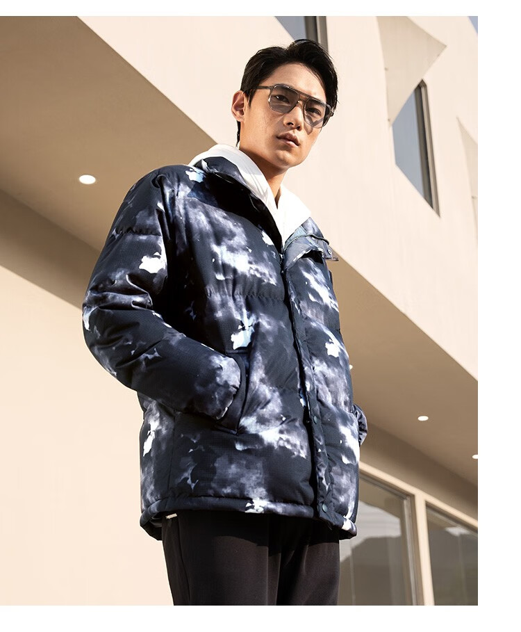 【三防黑科技】威可多vicutu男士无性别羽绒服冬季蓄热保暖鹅绒面包服