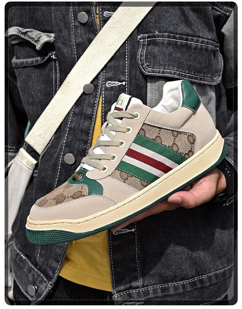 酷奇男鞋g脏脏鞋欧洲站官方男港风休闲鞋享无界情侣夏季小脏鞋做旧