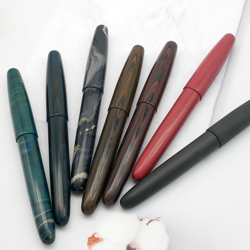 日本wancher硬橡胶钢笔笔王大笔杆红色书法办公书写f尖练字jowo尖