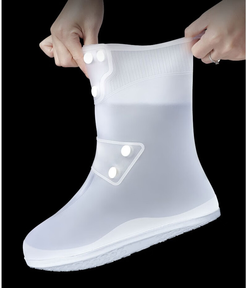 芸舒韵雨鞋套加厚硅胶鞋套男下雨天户外脚套雨靴儿童女生活日用升级加