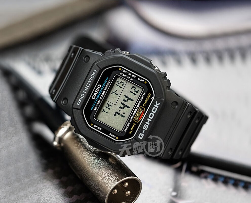 卡西欧casio手表新款头文字d小方块gshock复古时尚潮流防水运动男表