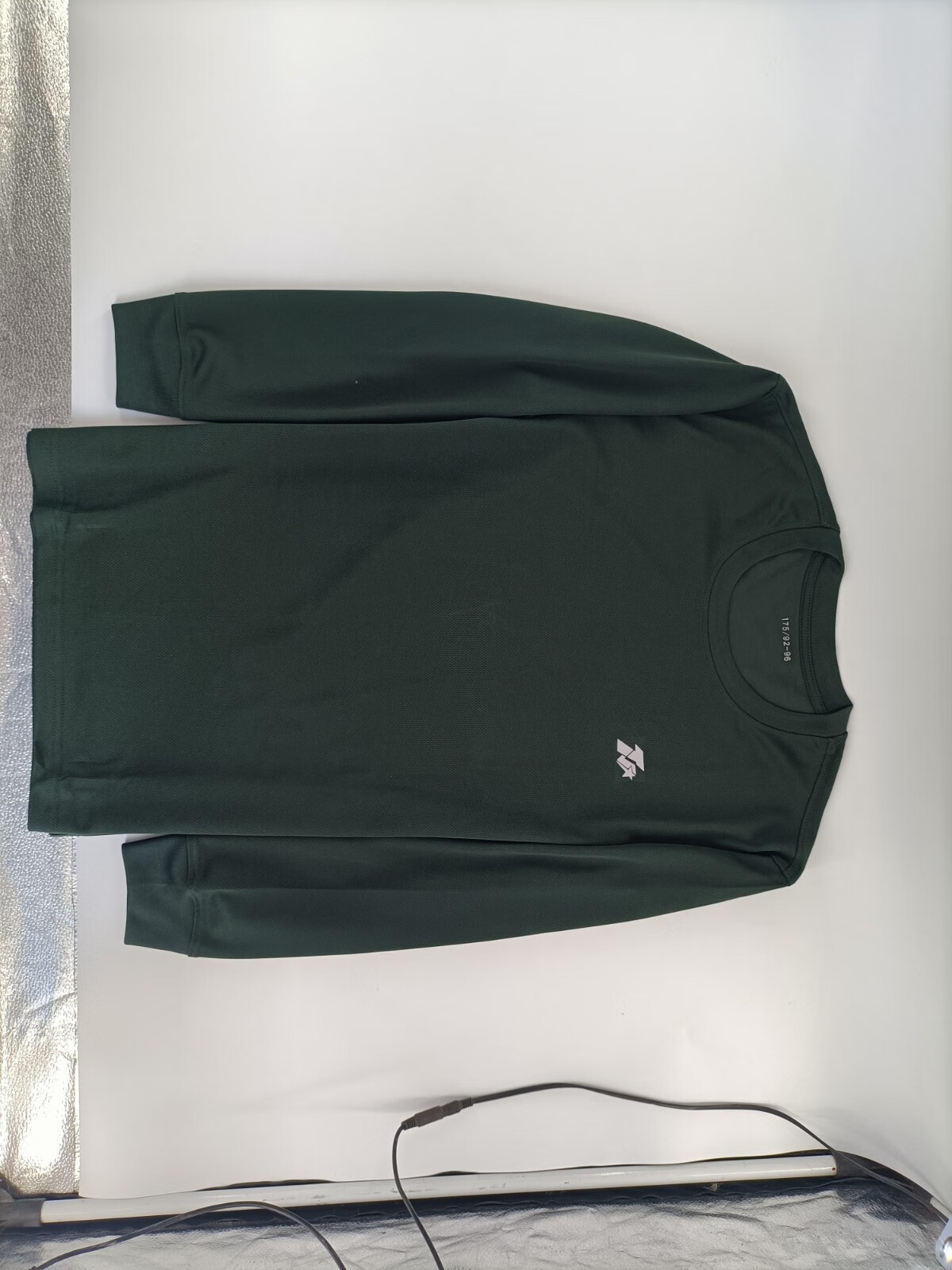 21新式长袖体能服新式长袖圆领衫灰绿色体能服长袖圆领衫训练服圆领衫