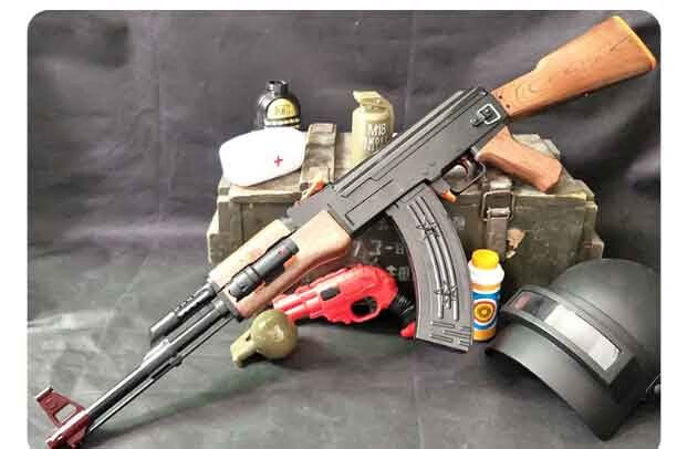 ak47儿童玩具枪下供弹电动连发基宇联创 cs和平精英绝地求生吃鸡模型