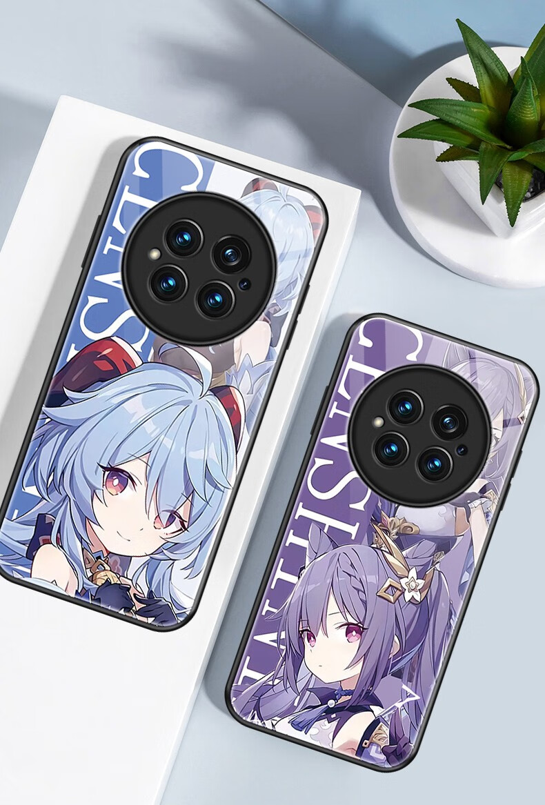 田来也 华为mate50e手机壳5g原神动漫胡桃mate50pro硅胶全包防摔保护