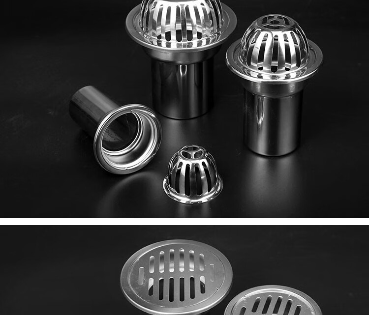 凯迪诗不锈钢户外地漏87型雨水斗防阻塞天台阳台地漏花园防堵地漏盖3