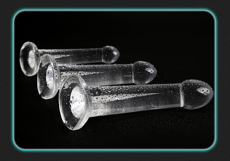 云曼 后庭肛塞肛条透明扩肛器情趣棒男女用自慰器吸盘外出按摩棒假