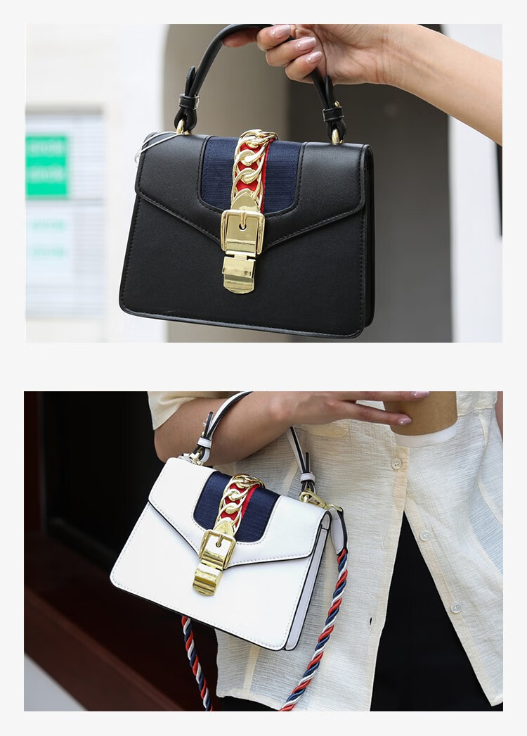 奢曼妮红色新娘结婚女包包2021新款潮腋下包法棍包单肩手提婚包白色