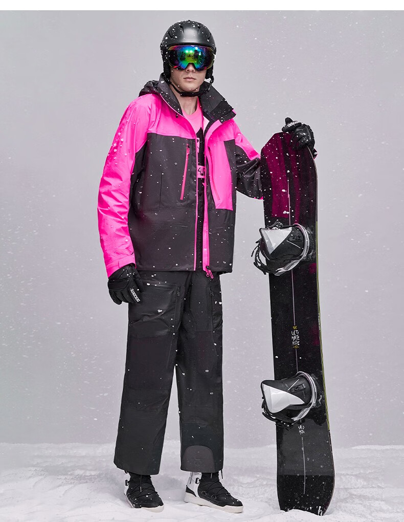 迪桑特 descente x kazuki kuraishi 中性 滑雪服 d2133xsj12 亮粉色