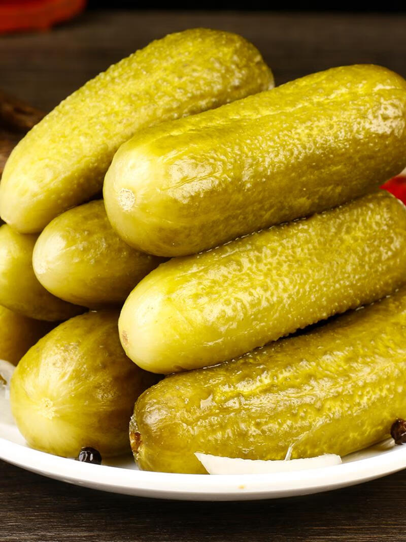 正宗喀秋莎俄式酸黄瓜670g*2瓶国产东北脆瓜俄罗斯风味汉堡下饭菜