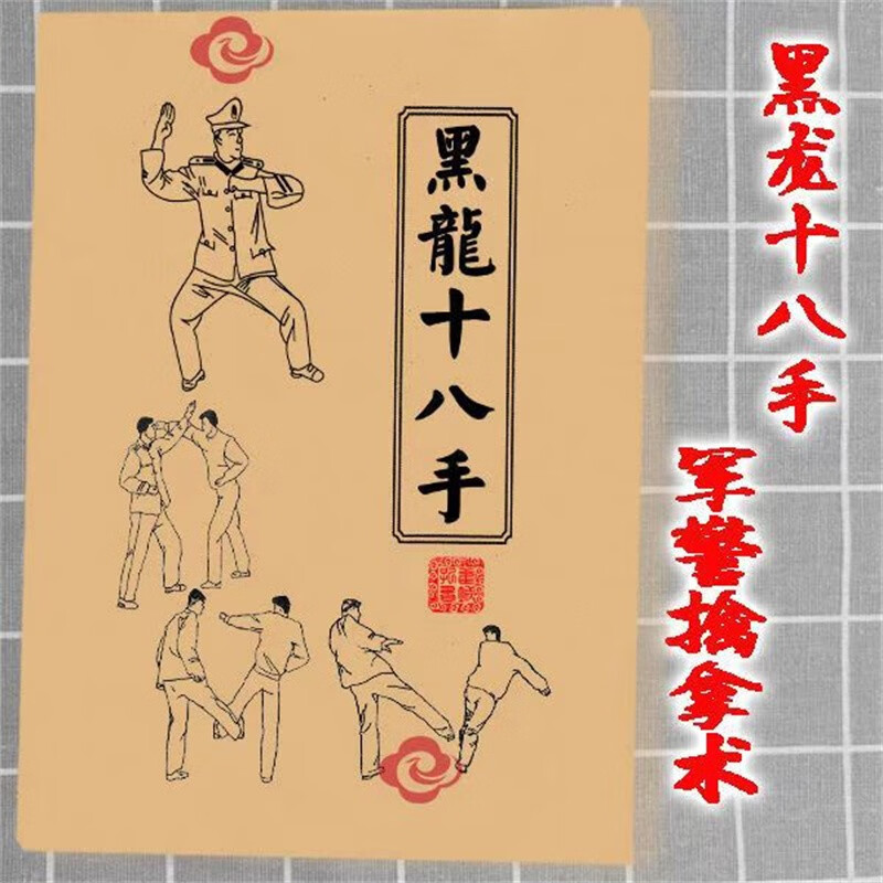 靖牧黑龙十八手擒拿术军体拳格斗术组合防身术反擒拿招式训练实战功法