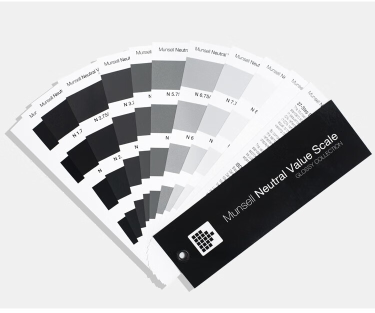 munsell孟赛尔明度精选色卡国际标准色卡光面版本m50130半光泽版本m50