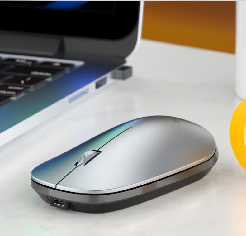 狼蛛(aula)am300无线鼠标可充电蓝牙超薄便携电脑办公商务笔记本鼠标