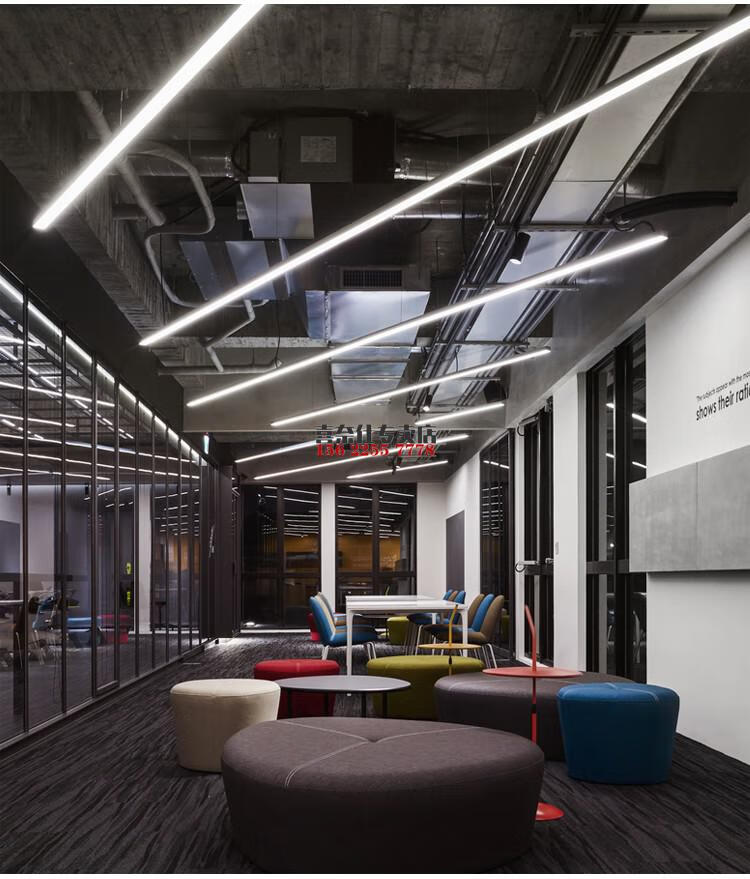 办公灯led长条灯方通专用吊顶灯超市健身房造型条形灯办公室吊灯90x