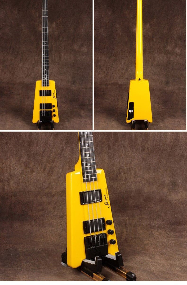 施坦博格 steinberger/斯坦伯格黄贯中无头便携式迷你旅行电吉他电