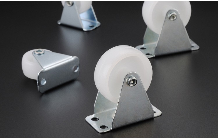 佳雅乐加厚1寸矮款定向轮床头柜子抽屉移动小号尼龙滑轮轻型小轱辘1寸