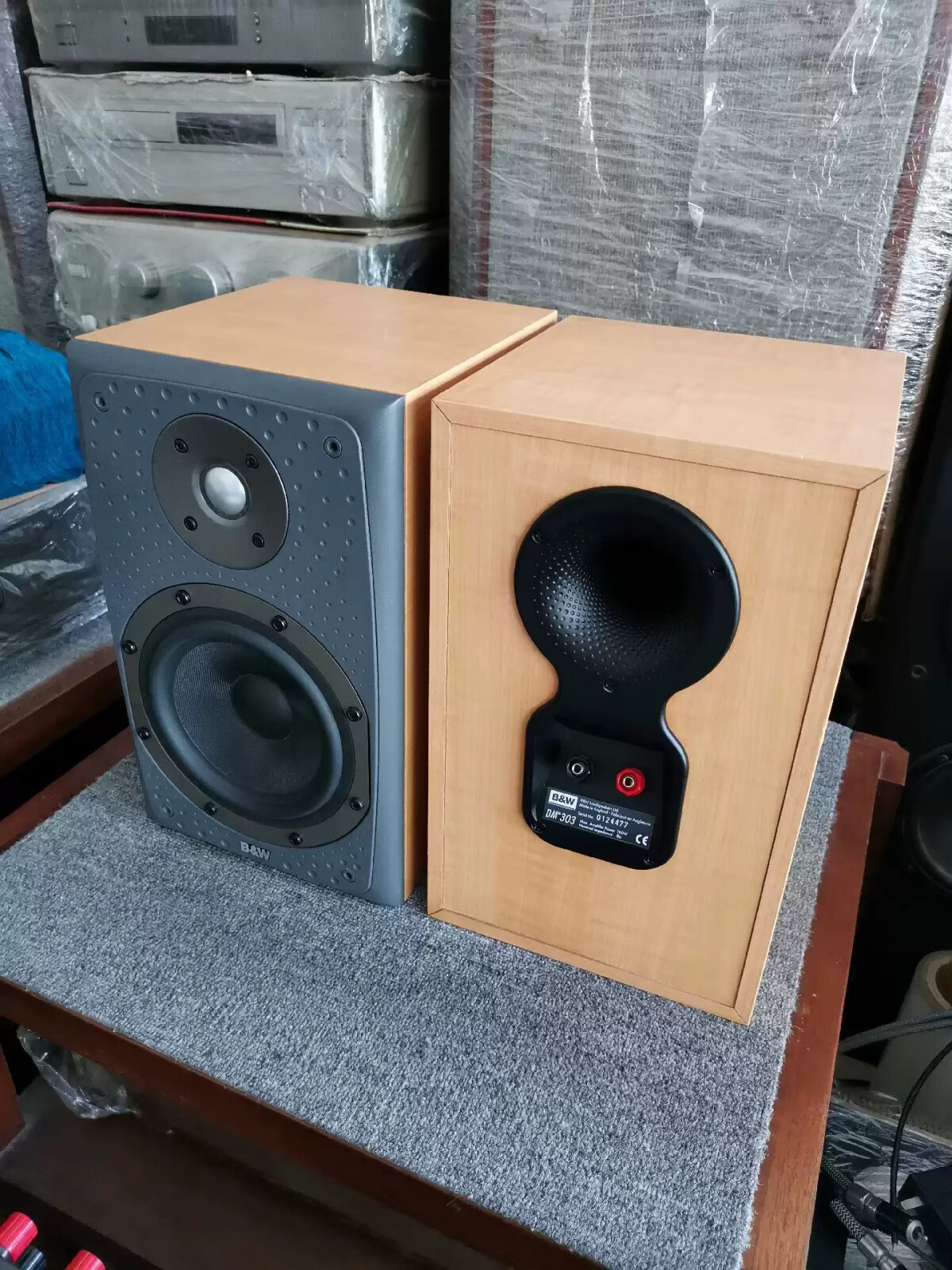 英国b&w/宝华dm303发烧6寸书架音箱二手音箱(8新)【图片 价格 品牌