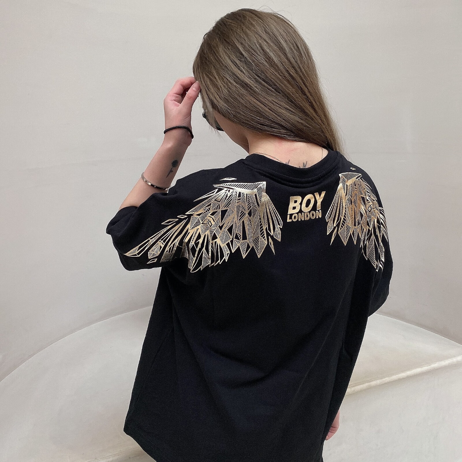 centuryboy潮牌夏季新款经典刺绣老鹰翅膀男女t恤宽松休闲印花情侣