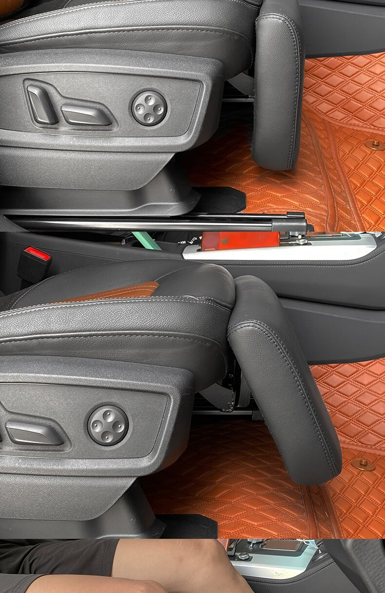 适用于奥迪q5汽车副驾驶腿托女王座椅改装件内饰升级