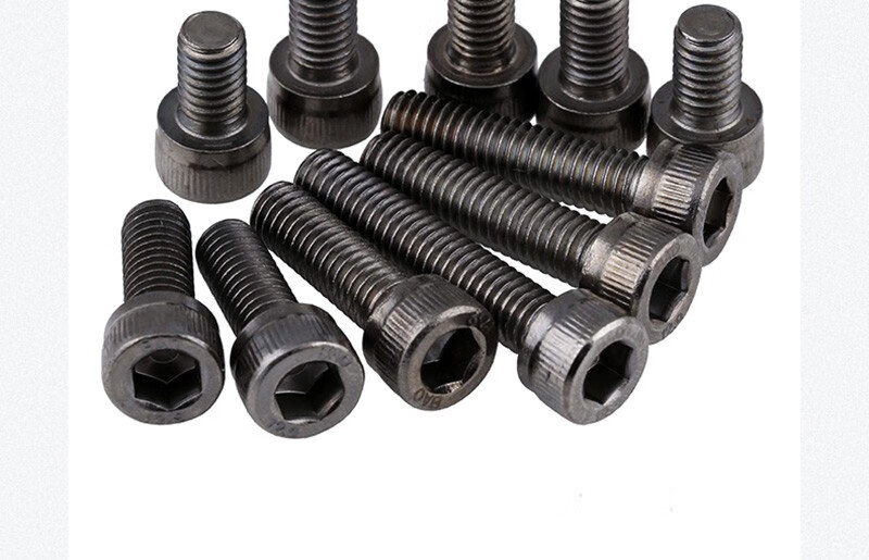 9级镀黑镍杯头内六角螺丝钉圆柱头高强度螺栓 m2.5*3【20粒】