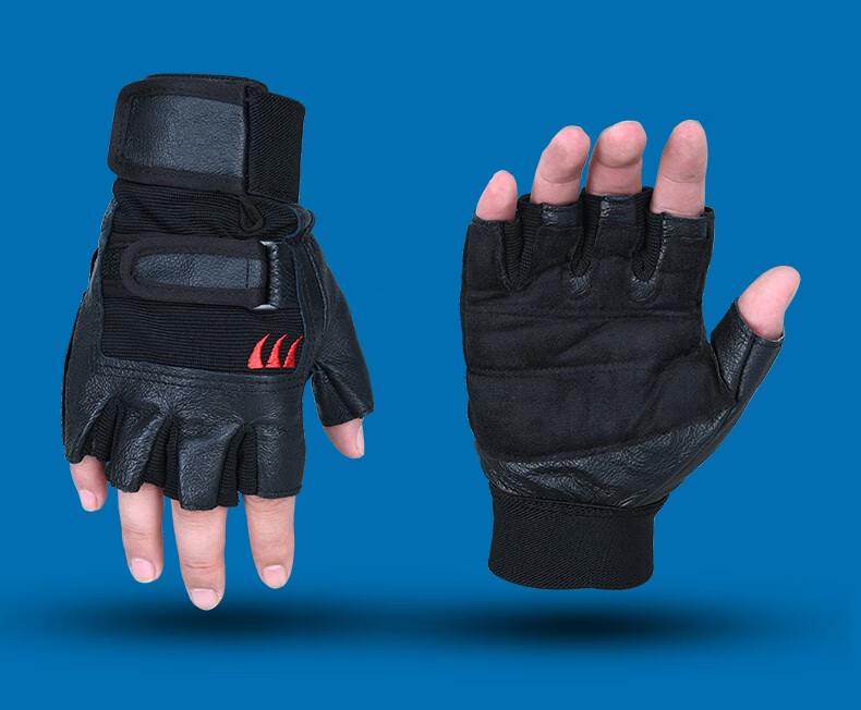 爱顺aishun麒麟鞭手套响鞭健身手套鞭头鞭稍鞭子配件半指单杠防滑护手