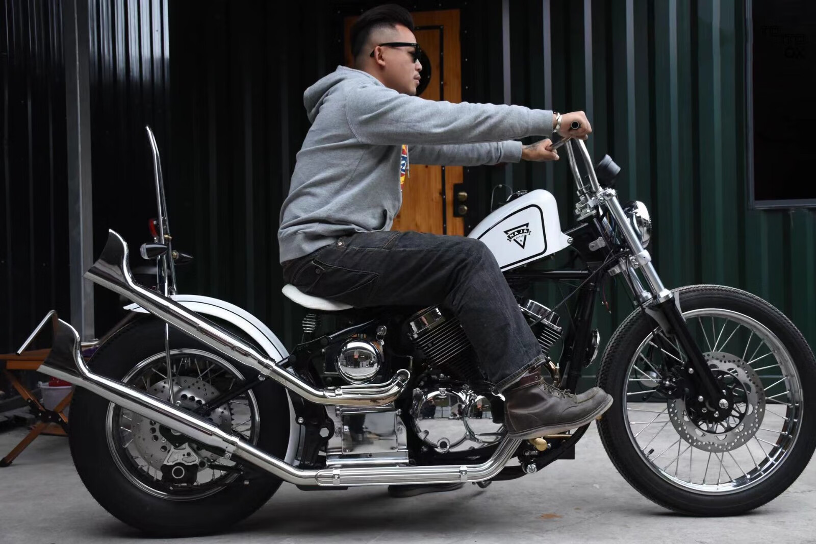 适用于柴特娜迦250 naja 改装车把 龙头手把方向把 握把复古改装零式