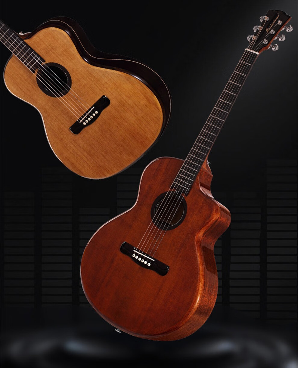 美丽达merida吉他演奏级指弹弹唱单板美利达全单板民谣吉他木吉他36寸