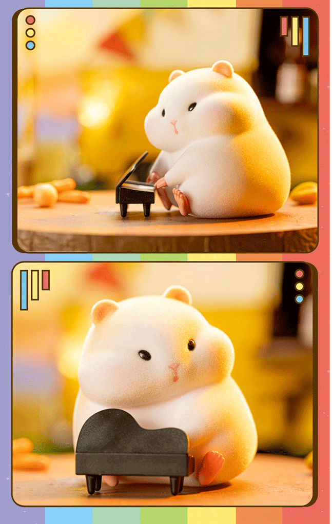 盲集仓鼠克拉克盲盒手办道具玩具摆件生日礼物圣诞礼物 仓鼠克拉克二